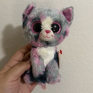 TY Beanie Boos Lindi Kitty Beanie Plush